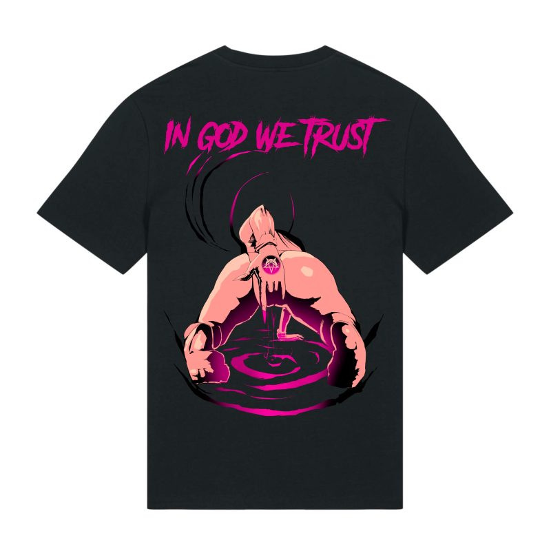 Black - In G.d We Trust - Urbanwear T-shirt - Hell is Better
