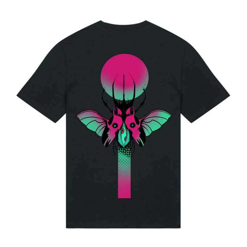 Black - Beetle Bat - Urbanwear T-shirt - Hell is Better