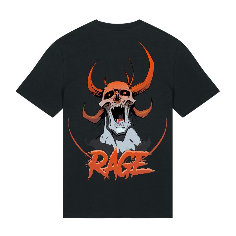 Black - Rage - Urbanwear T-shirt - Hell is Better