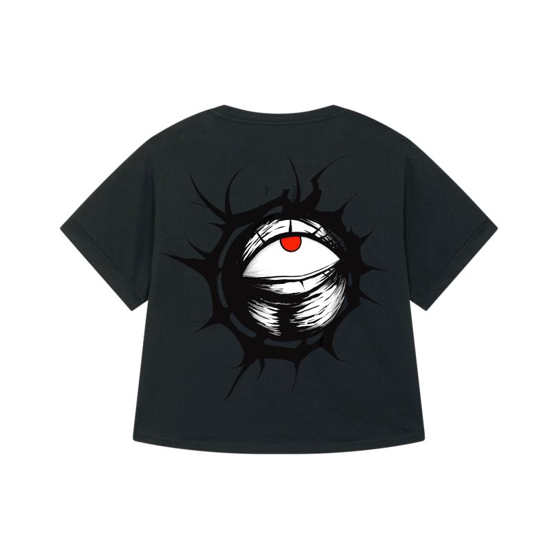 Black - The Eye in Red - T-shirt - Girl - Hell is Better