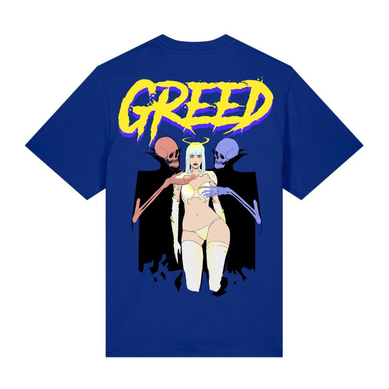 Blue - Greed - T-shirt - Sparker - Hell is Better