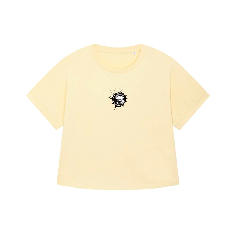Front - Yellow - The Globe - Urbanwear T-shirt - Girl - White Eye - Hell is Better.jpg