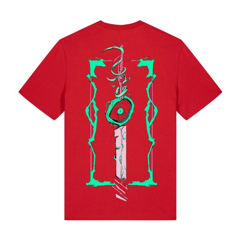 Red - Sword'Eye - Urbanwear T-shirt - Hell is Better