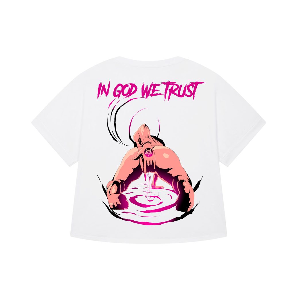 White - In God We Trust - Urbanwear T-shirt - Girl - Hell is Better