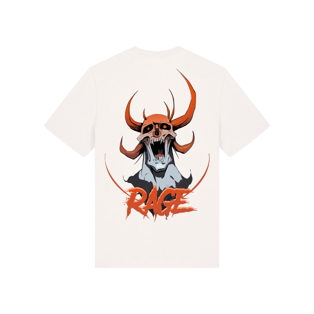 White - Rage - Urbanwear T-shirt - Hell is Better
