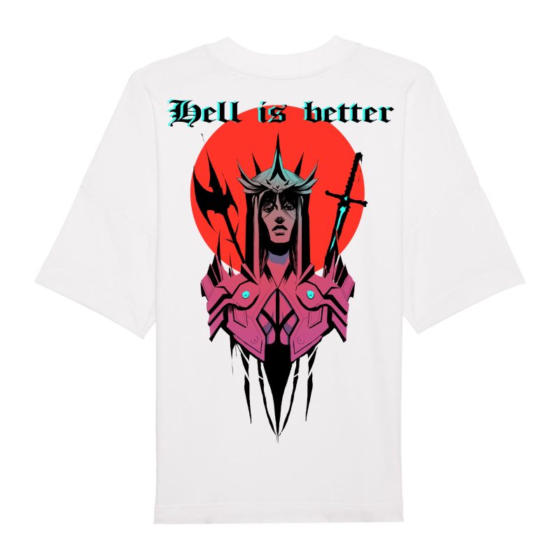 White - Valchiria - T-shirt - Blaster - Hell is Better