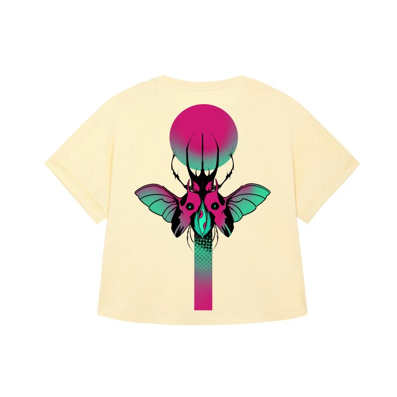 Yellow - Beetle Bat - Urbanwear T-shirt - Girl - Hell is Better