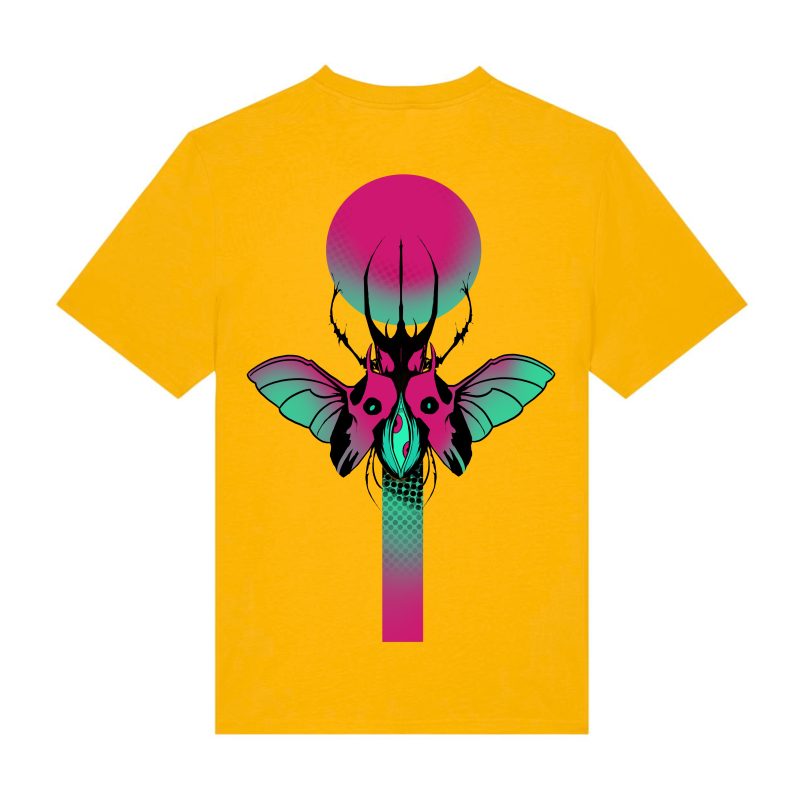 Yellow - Beetle Bat - Urbanwear T-shirt - Hell is Better
