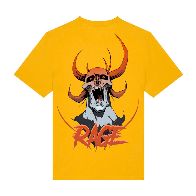 Yellow - Rage - Urbanwear T-shirt - Hell is Better