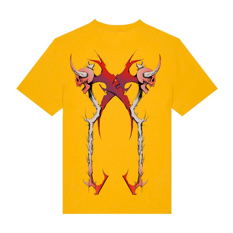 Yellow - Swords - Urbanwear T-shirt - Hell is Better