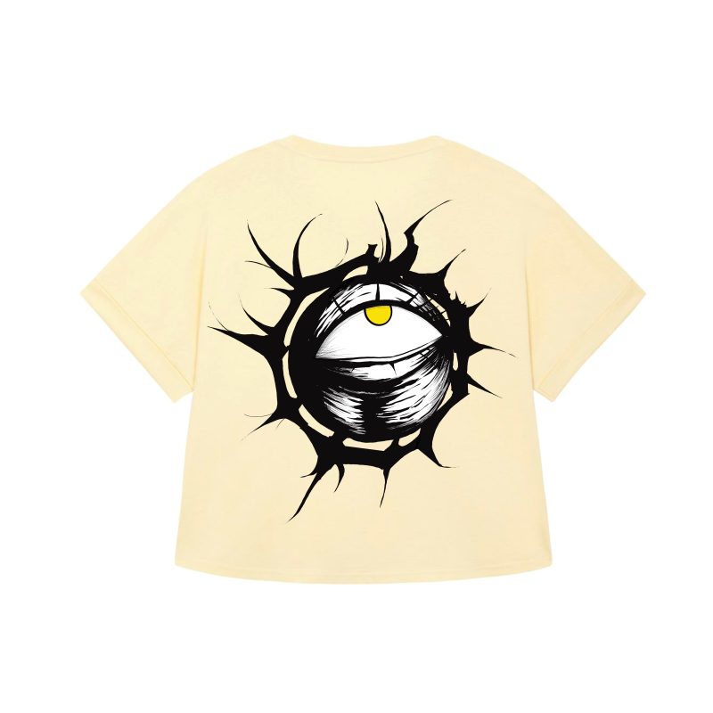 Yellow - The Eye in Yellow - T-shirt - Girl - Hell is Better