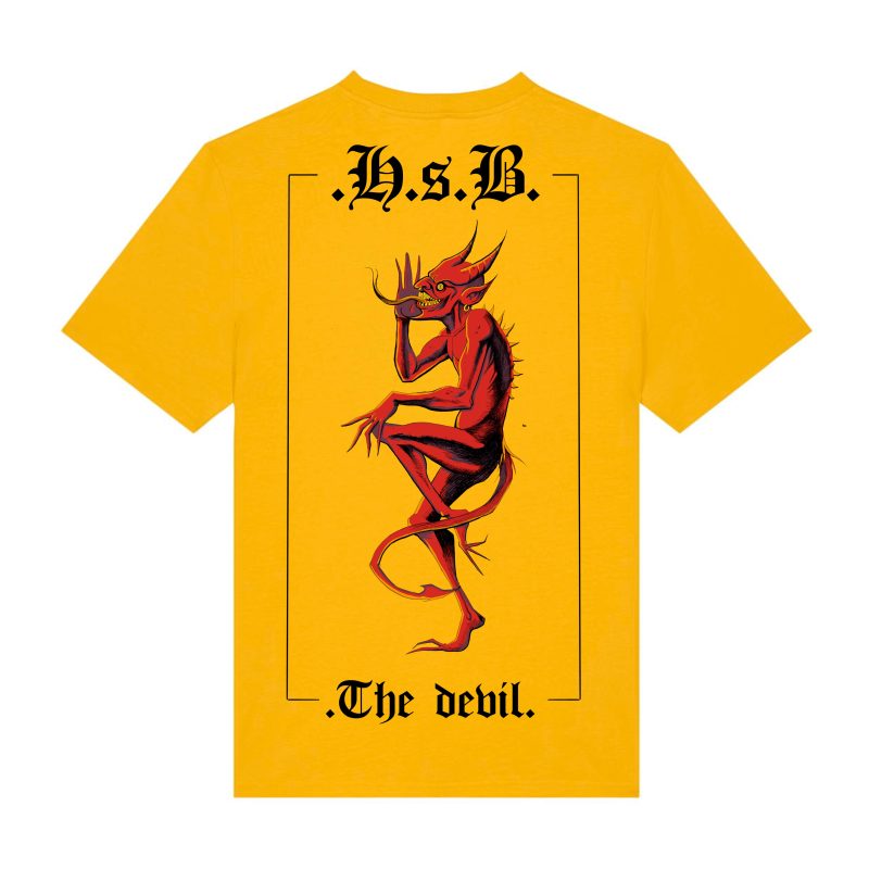 Spectra Yellow - Devil - Urbanwear T-shirt - Hell is Better - Basic