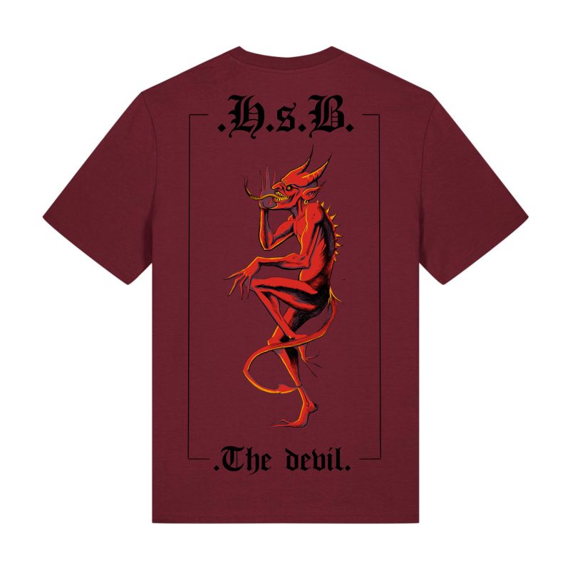 Wine - Devil - Urbanwear T-shirt - Hell is Better - Basic