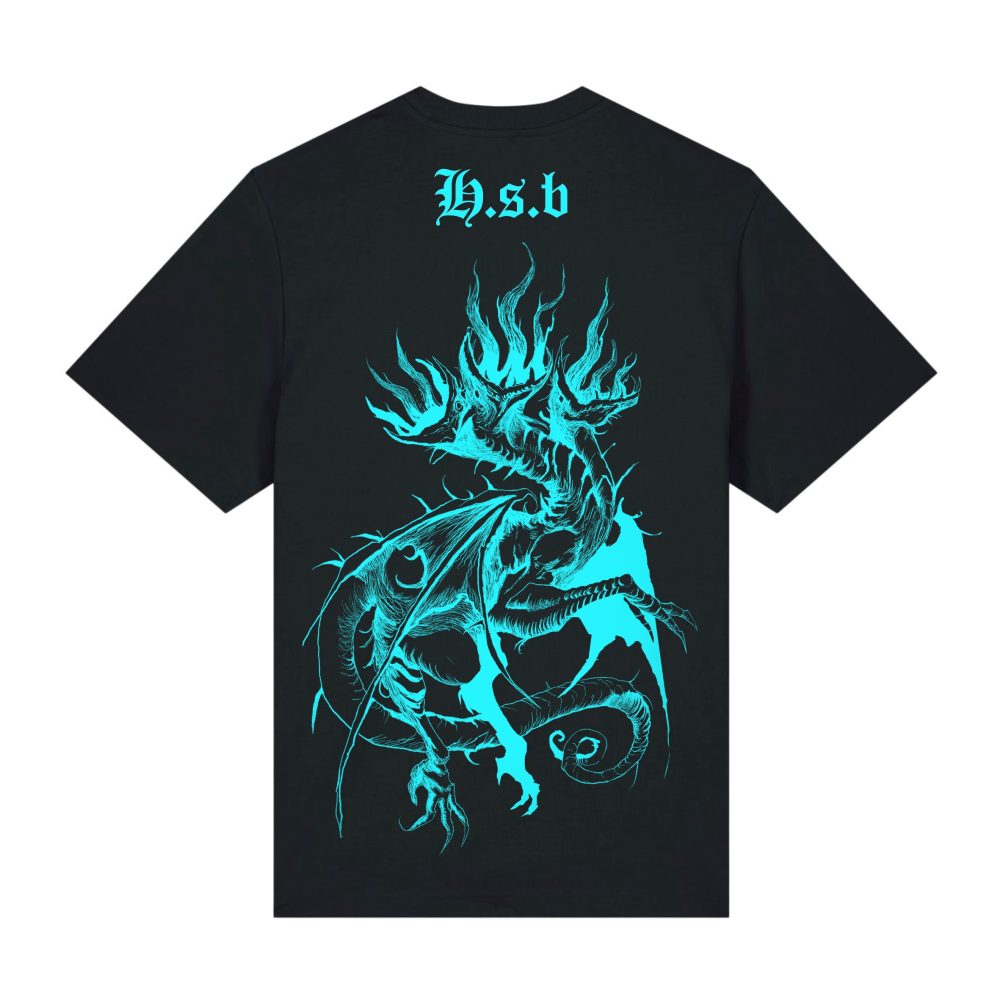 Black - Viverna Azul - Urbanwear T-shirt - Sparker